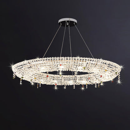 Modern Round Crystal Ceiling fixture Chandelier