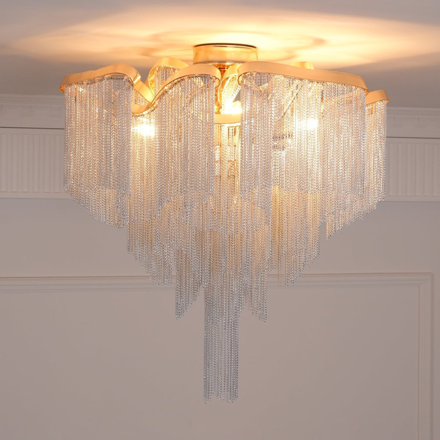 Modern Tassel Overhead light Ceiling Lamp