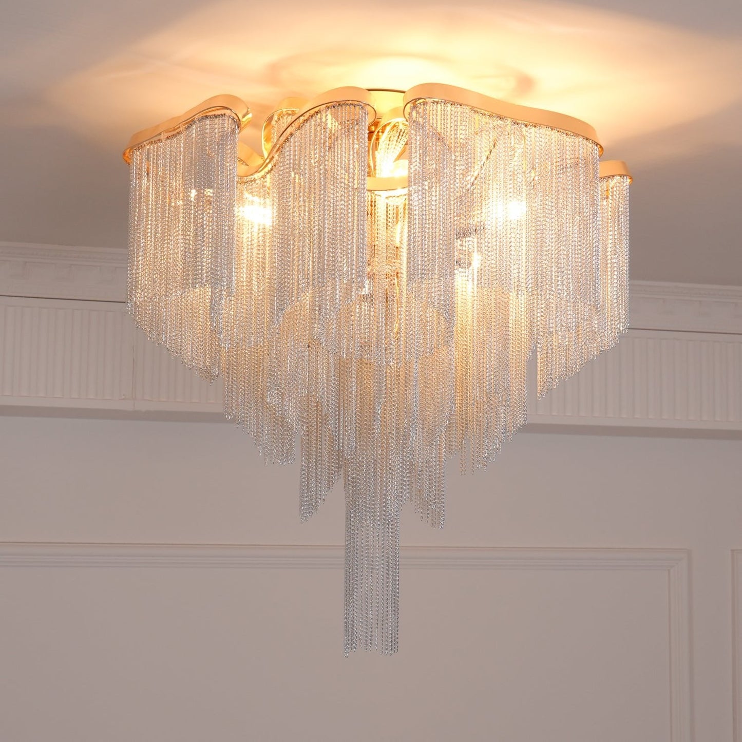 Modern Tassel Overhead light Ceiling Lamp