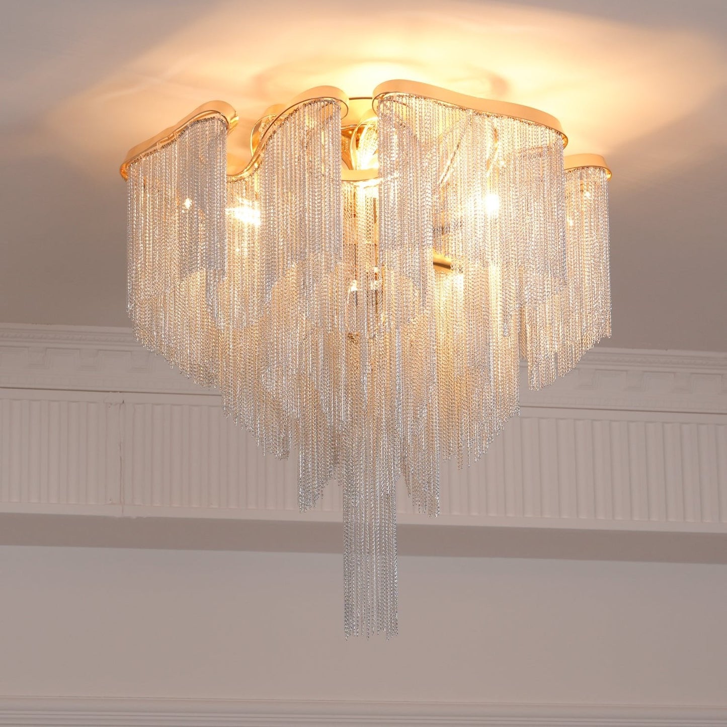 Modern Tassel Overhead light Ceiling Lamp