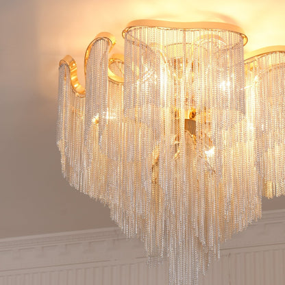 Modern Tassel Overhead light Ceiling Lamp