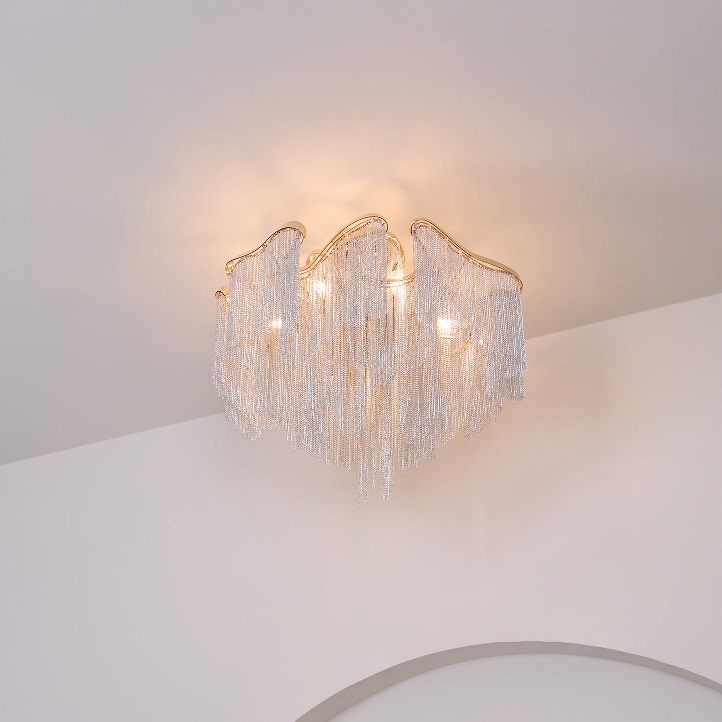 Modern Tassel Overhead light Ceiling Lamp