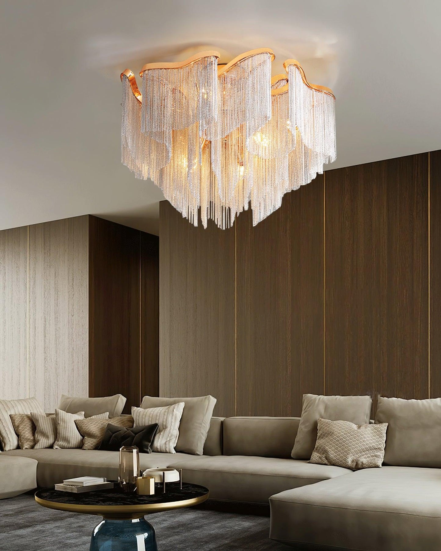 Modern Tassel Overhead light Ceiling Lamp