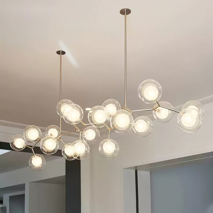 Molecular Glass Balls Pendant light Chandelier