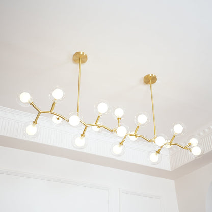 Molecular Glass Balls Pendant light Chandelier