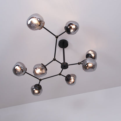 Molecular Glass Candelabrum Chandelier