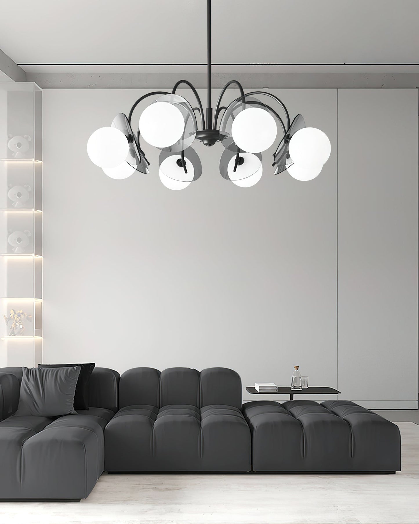 Molecular Spherical Glass Pendant light Chandelier