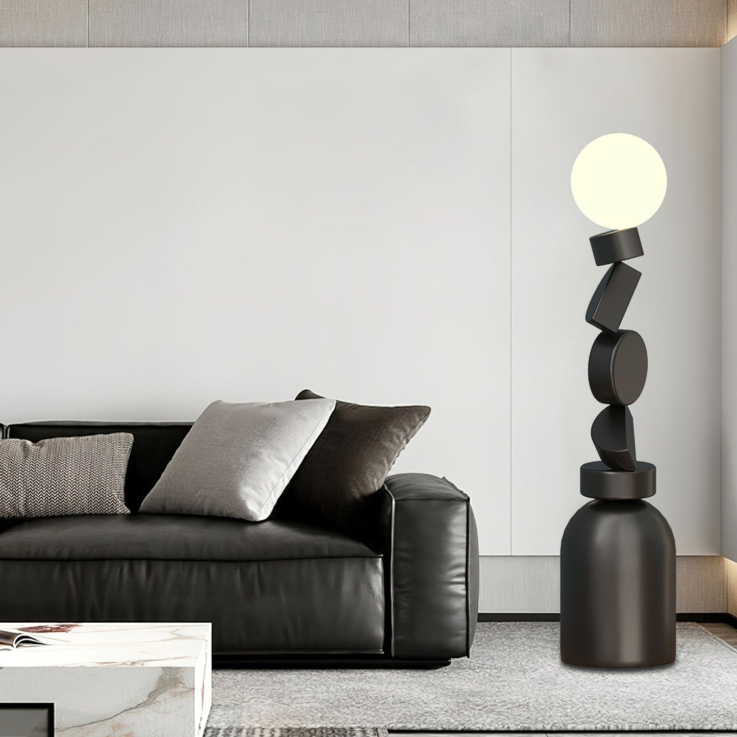 Monolith Cube Uplight Lamp Floor Lamp