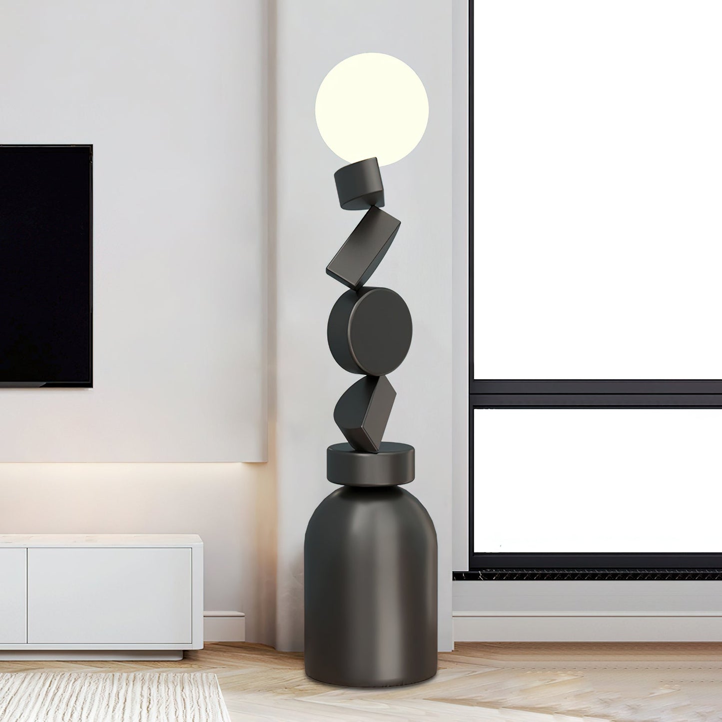 Monolith Cube Uplight Lamp Floor Lamp