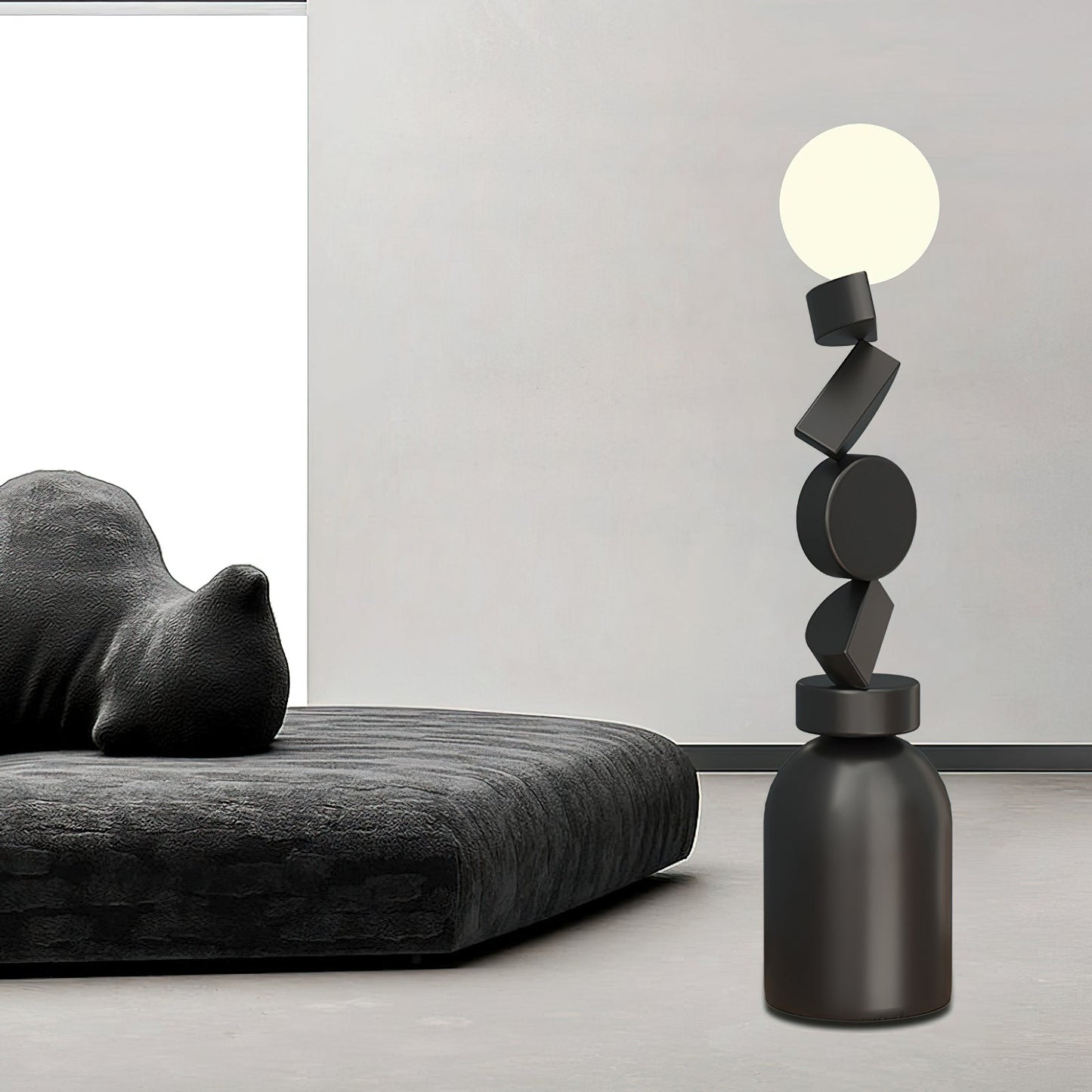 Monolith Cube Uplight Lamp Floor Lamp