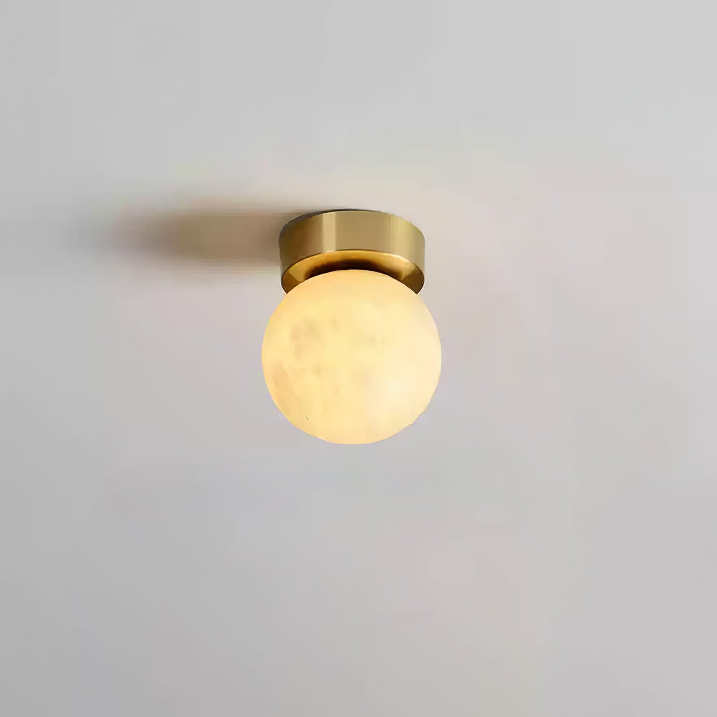 Moon Alabaster Flush mount light Ceiling Light