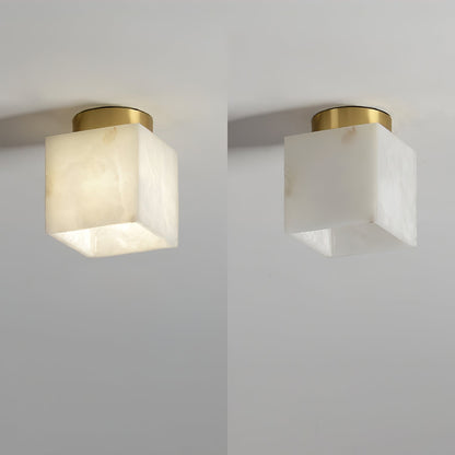 Moon Alabaster Flush mount light Ceiling Light