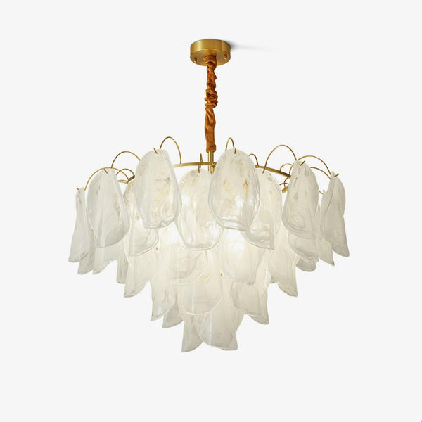 Multi Tier Cloud Glass Droplight Pendant Light