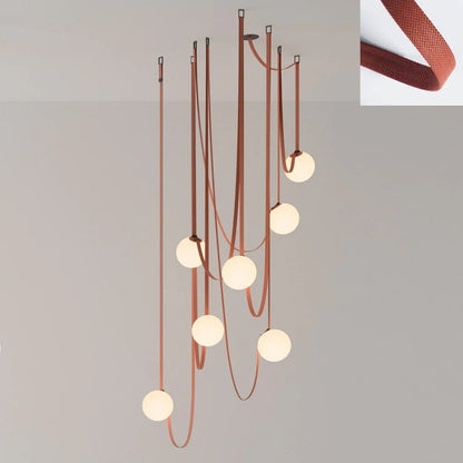 Multiple Belt Art Droplight Pendant Light