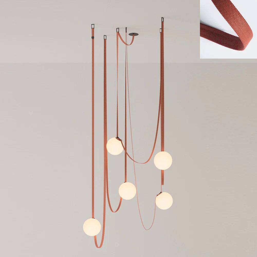 Multiple Belt Art Droplight Pendant Light