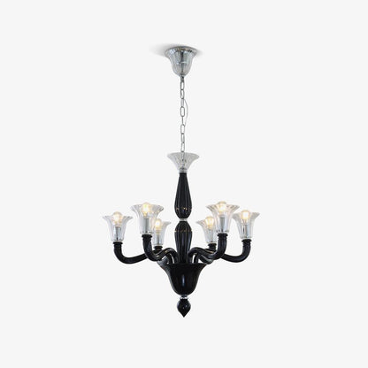 Murano Candle Electrolier Chandelier