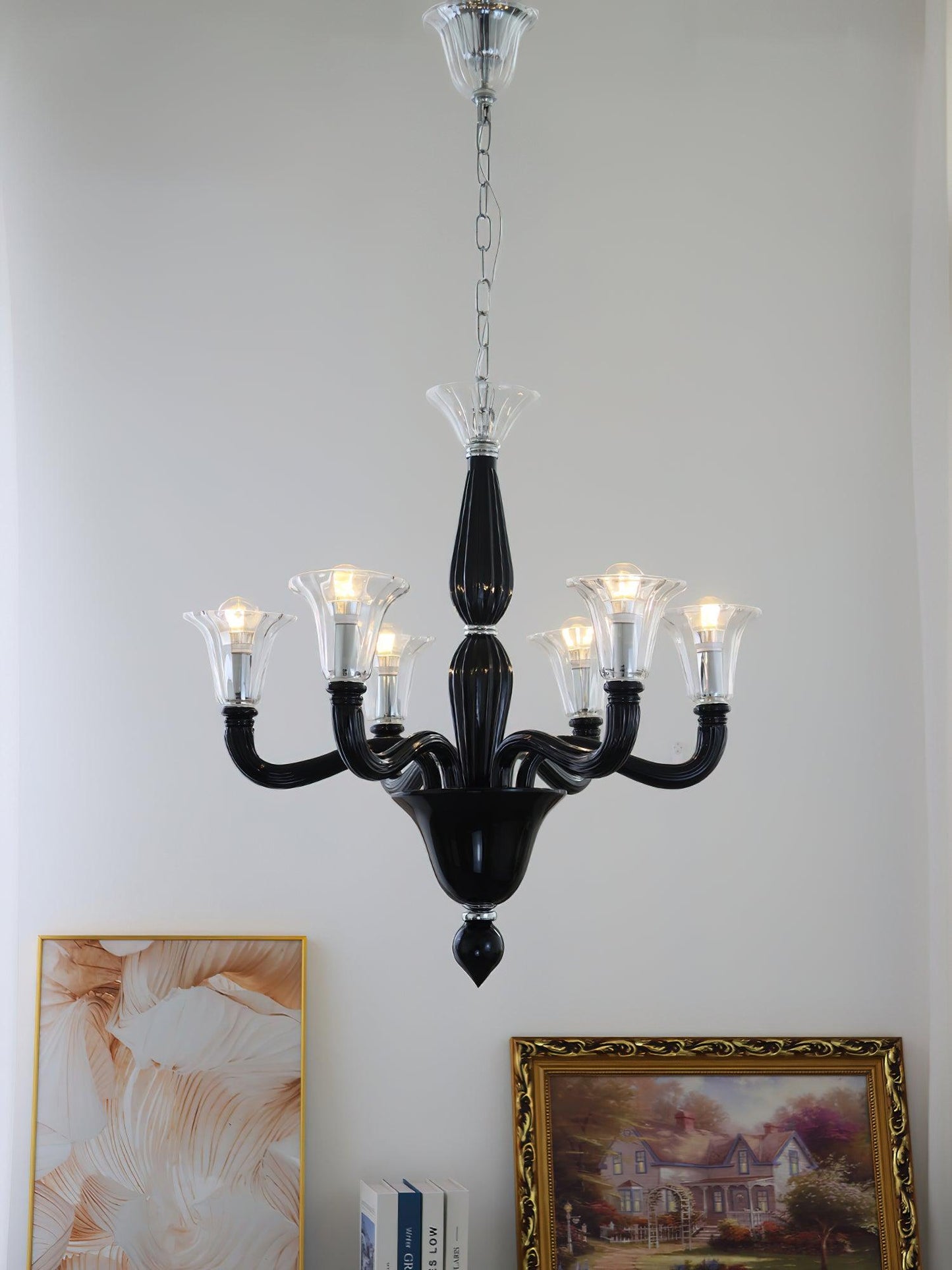 Murano Candle Electrolier Chandelier