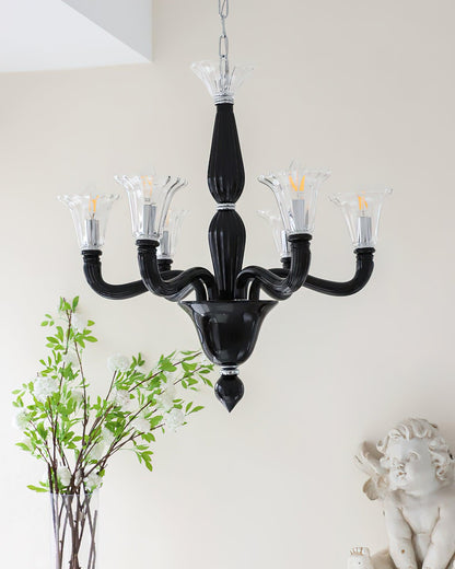 Murano Candle Electrolier Chandelier