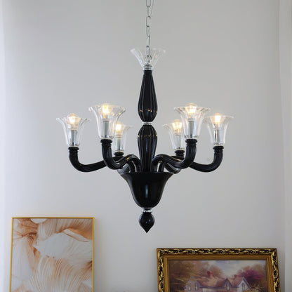 Murano Candle Electrolier Chandelier