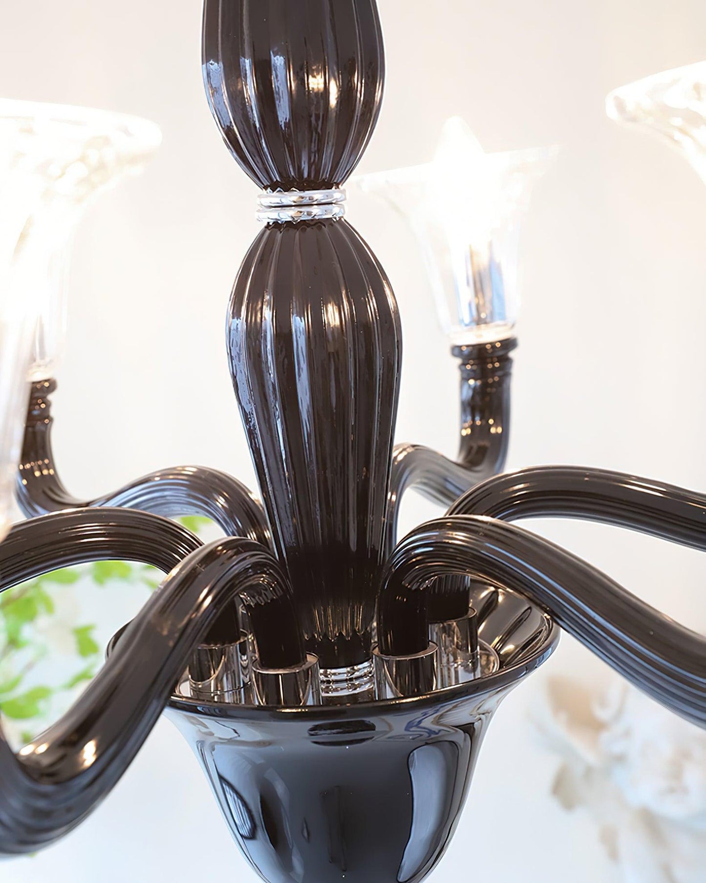 Murano Candle Electrolier Chandelier