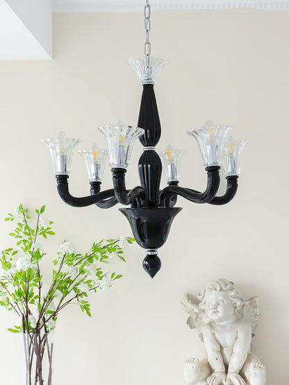 Murano Candle Electrolier Chandelier