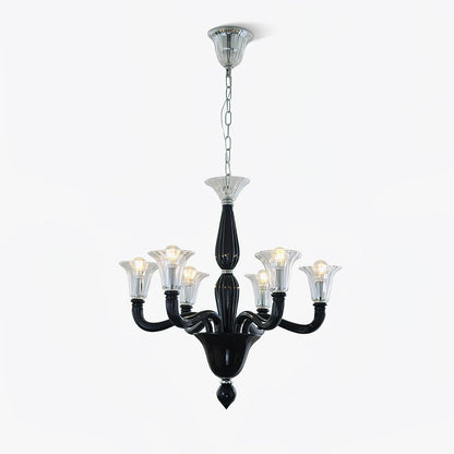 Murano Candle Electrolier Chandelier