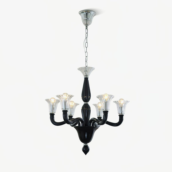 Murano Candle Electrolier Chandelier