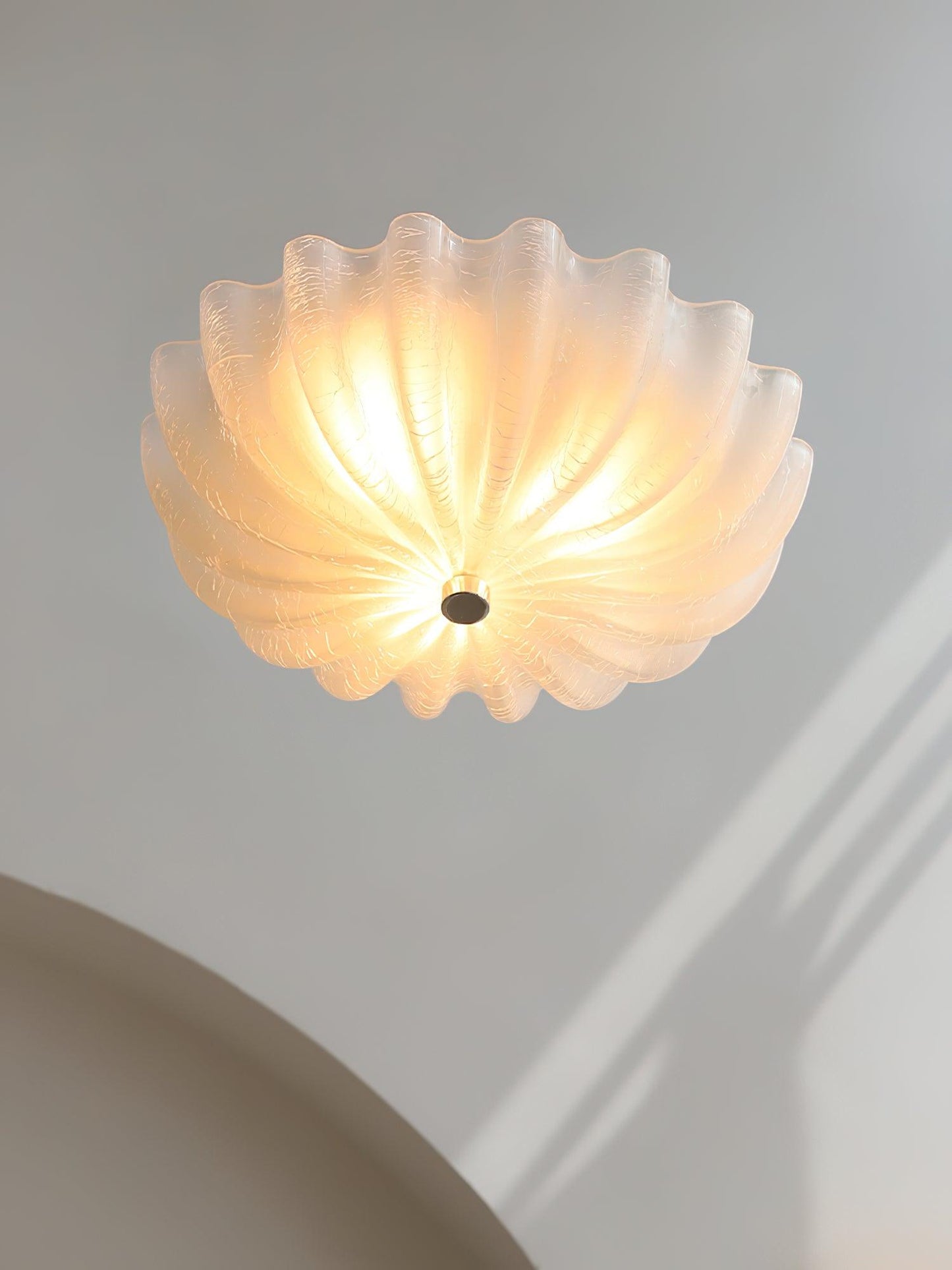 Murano Glass Flush Overhead fixture Ceiling Light