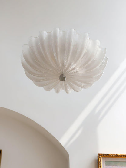 Murano Glass Flush Overhead fixture Ceiling Light