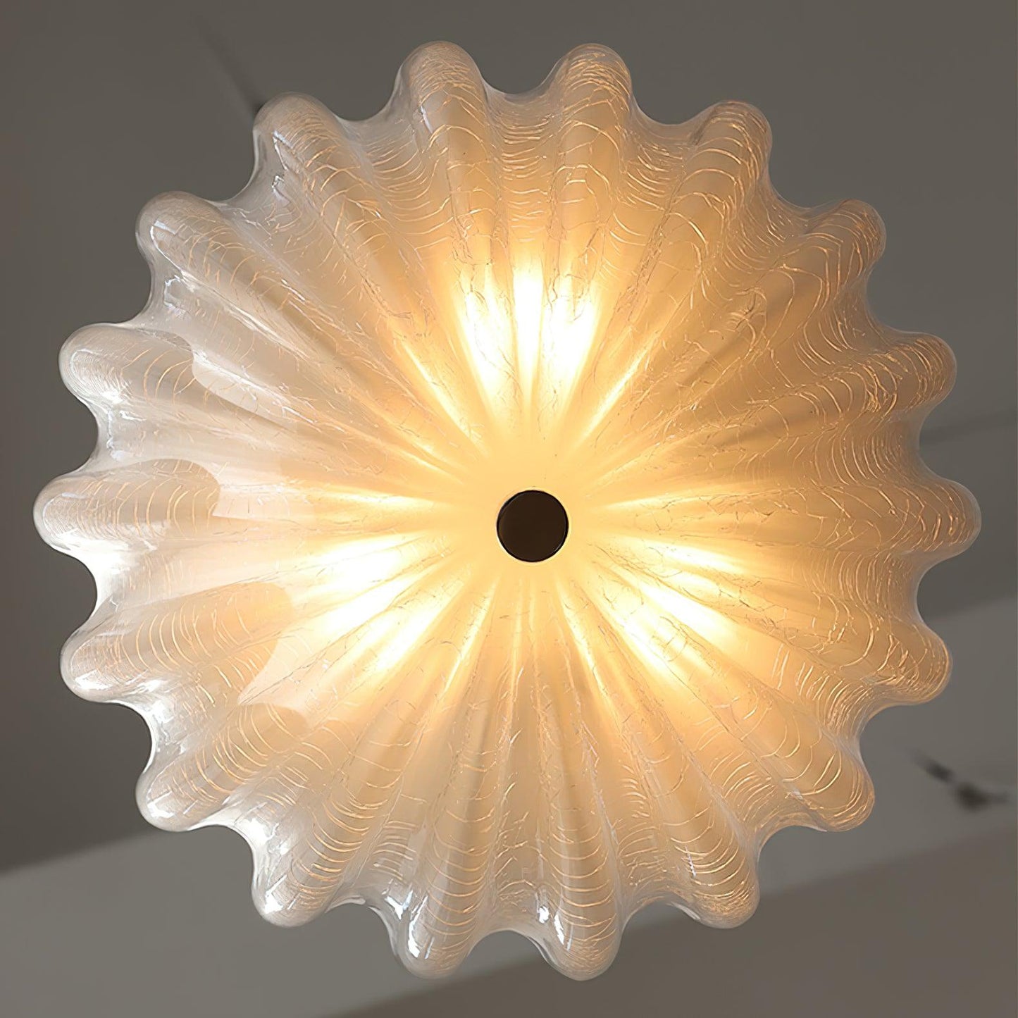 Murano Glass Flush Overhead fixture Ceiling Light