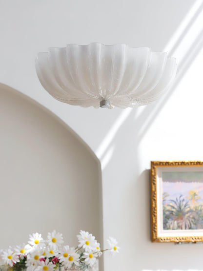 Murano Glass Flush Overhead fixture Ceiling Light