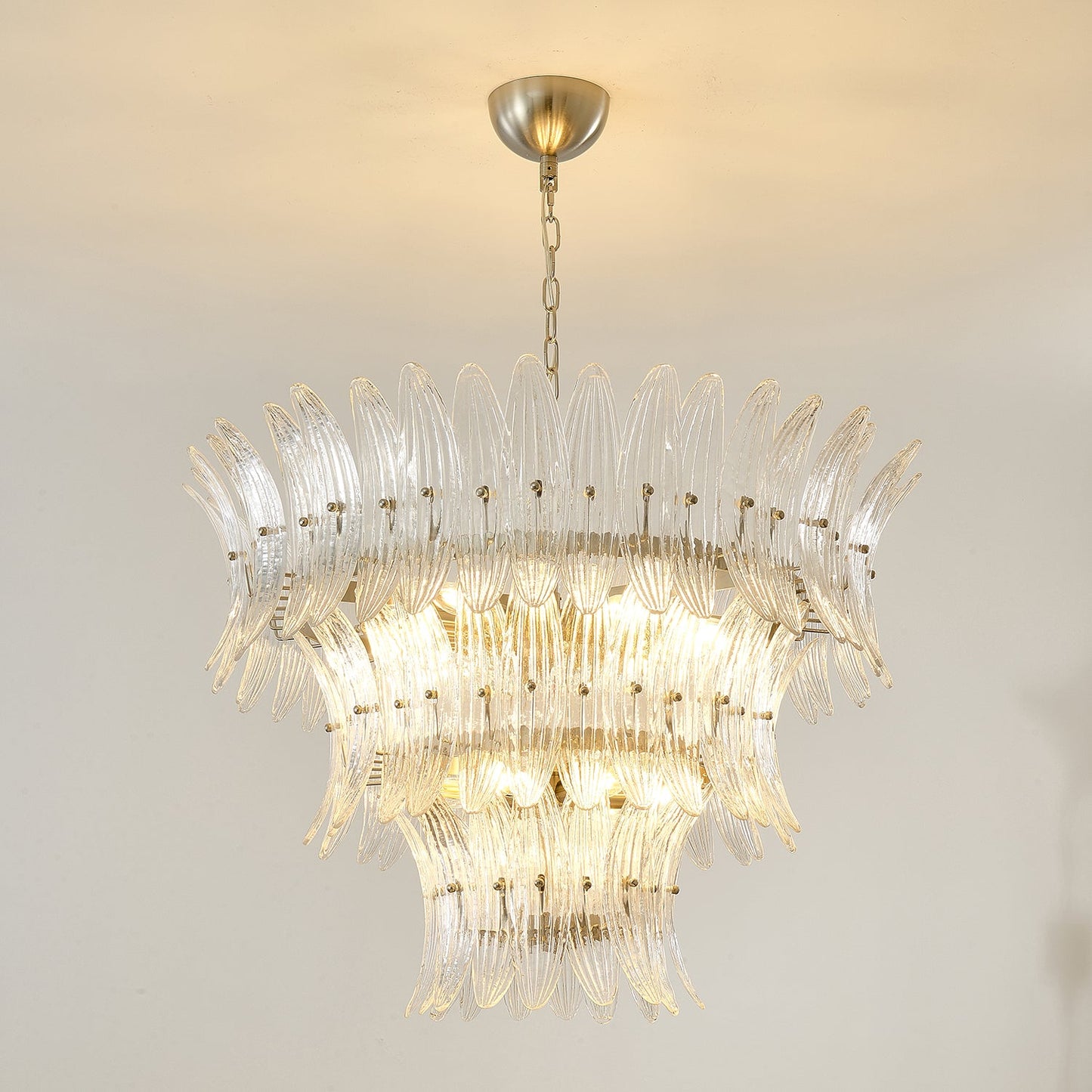 Murano Palmette Crown Chandelier