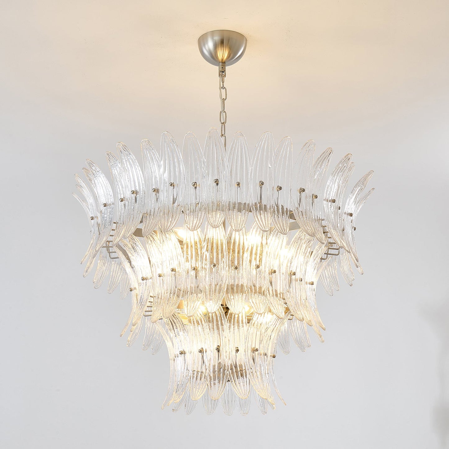 Murano Palmette Crown Chandelier