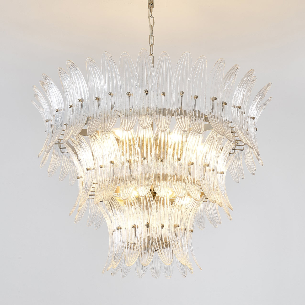 Murano Palmette Crown Chandelier