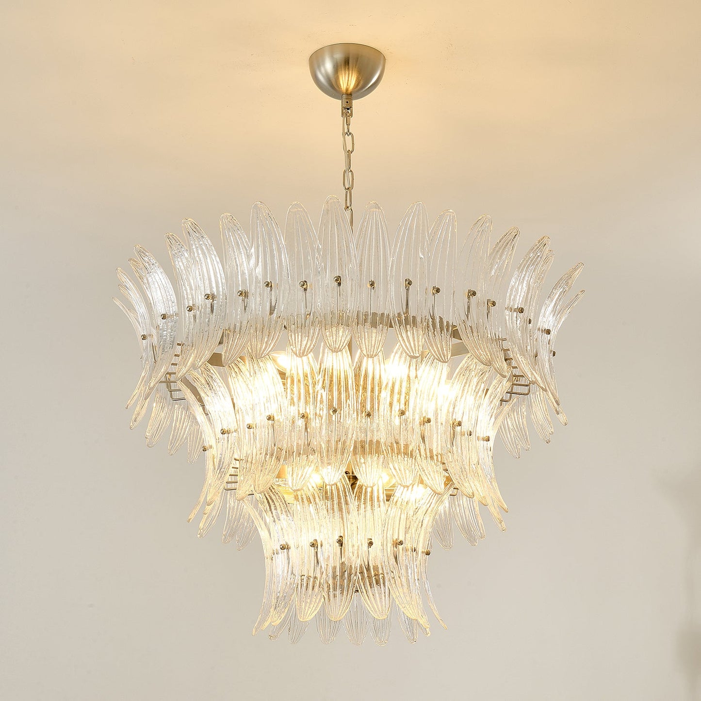 Murano Palmette Crown Chandelier