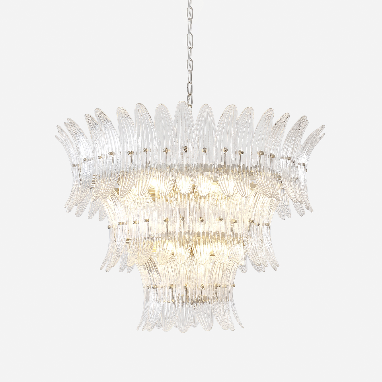 Murano Palmette Crown Chandelier