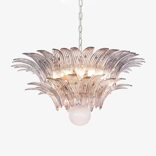 Murano Palmette Transparent Pendant light Chandelier