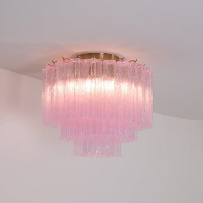 Murano Pink Glass Ceiling-mounted light Ceiling Light