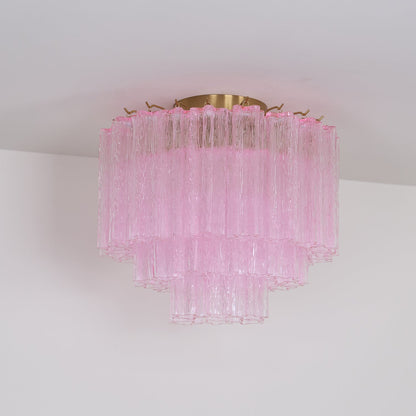 Murano Pink Glass Ceiling-mounted light Ceiling Light