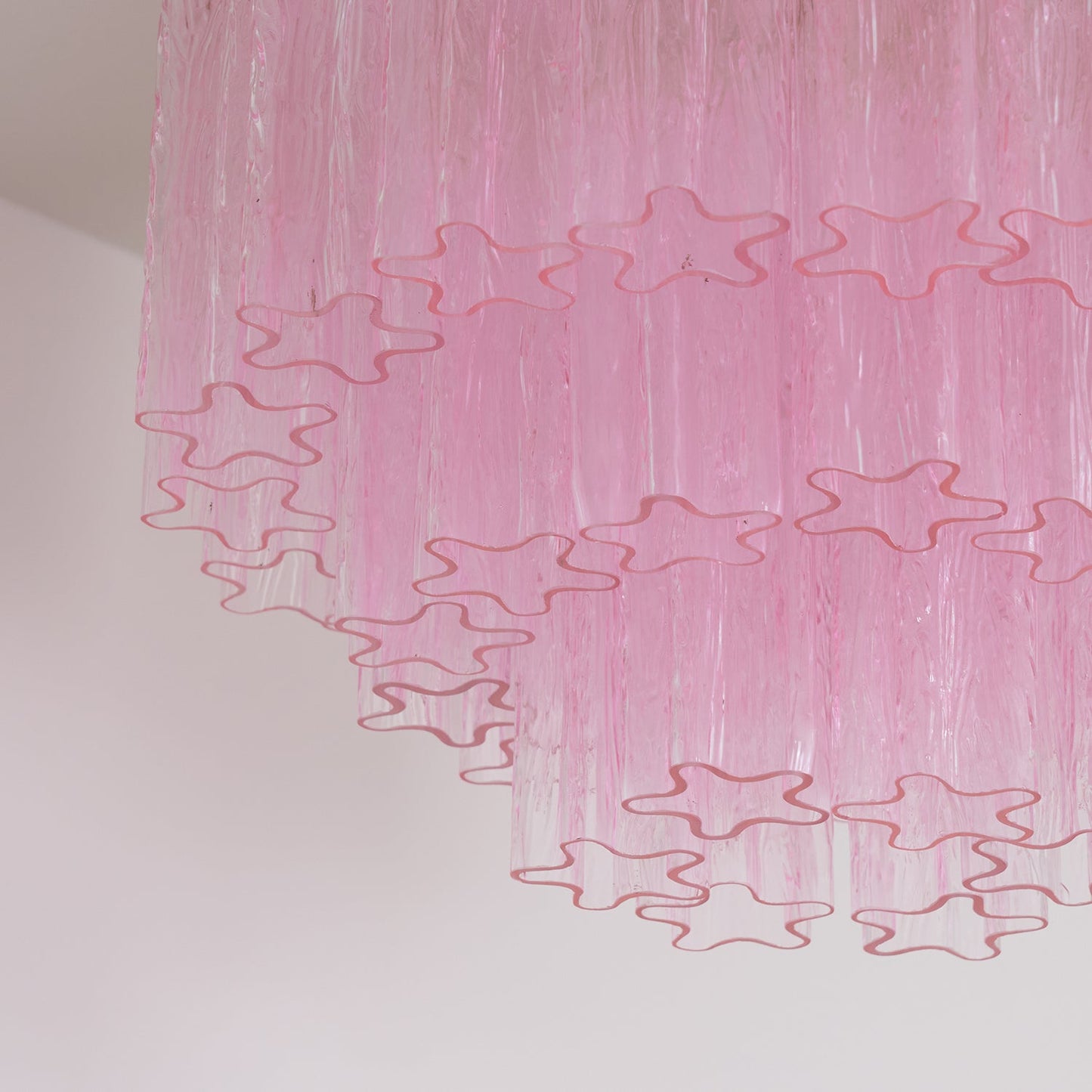 Murano Pink Glass Ceiling-mounted light Ceiling Light