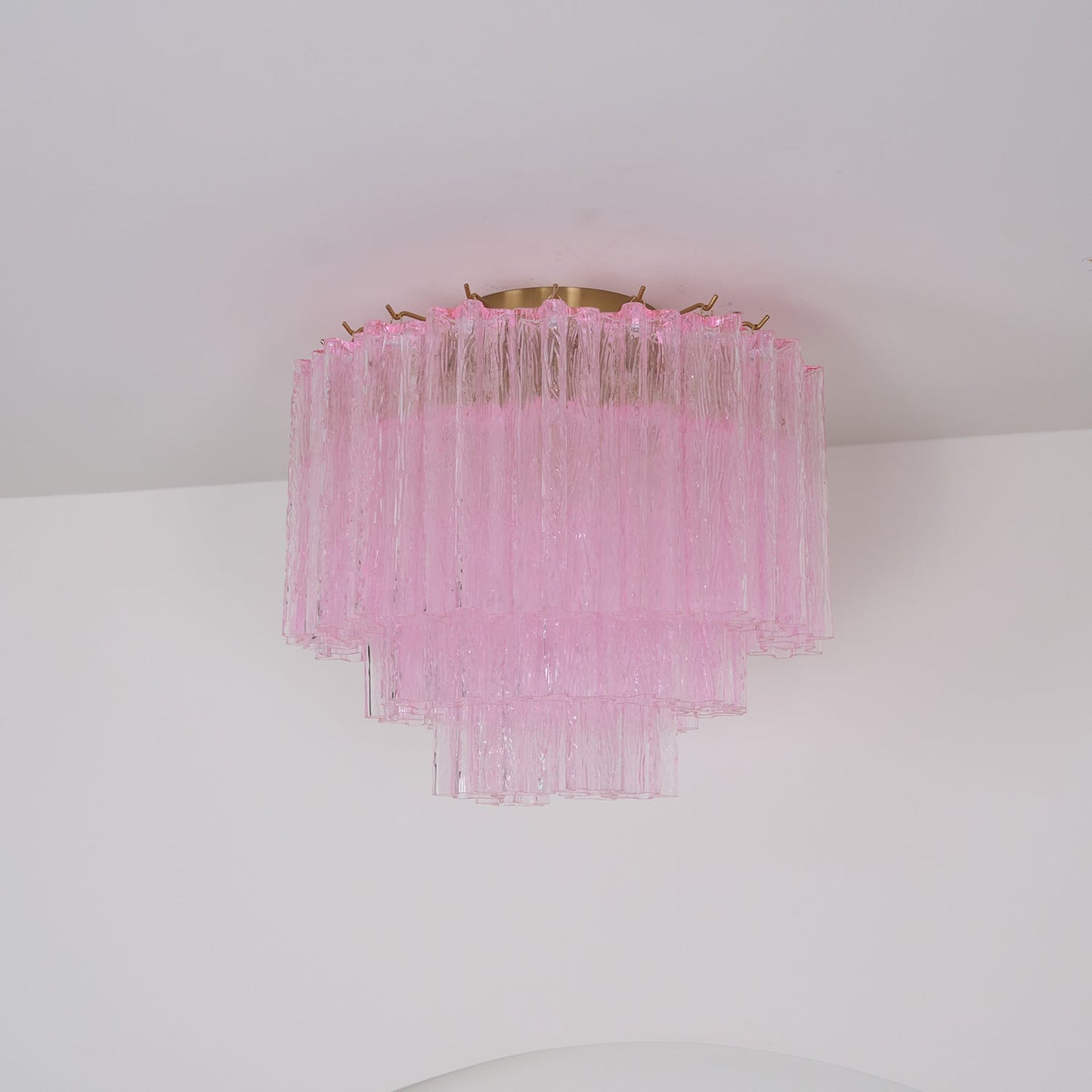 Murano Pink Glass Ceiling-mounted light Ceiling Light