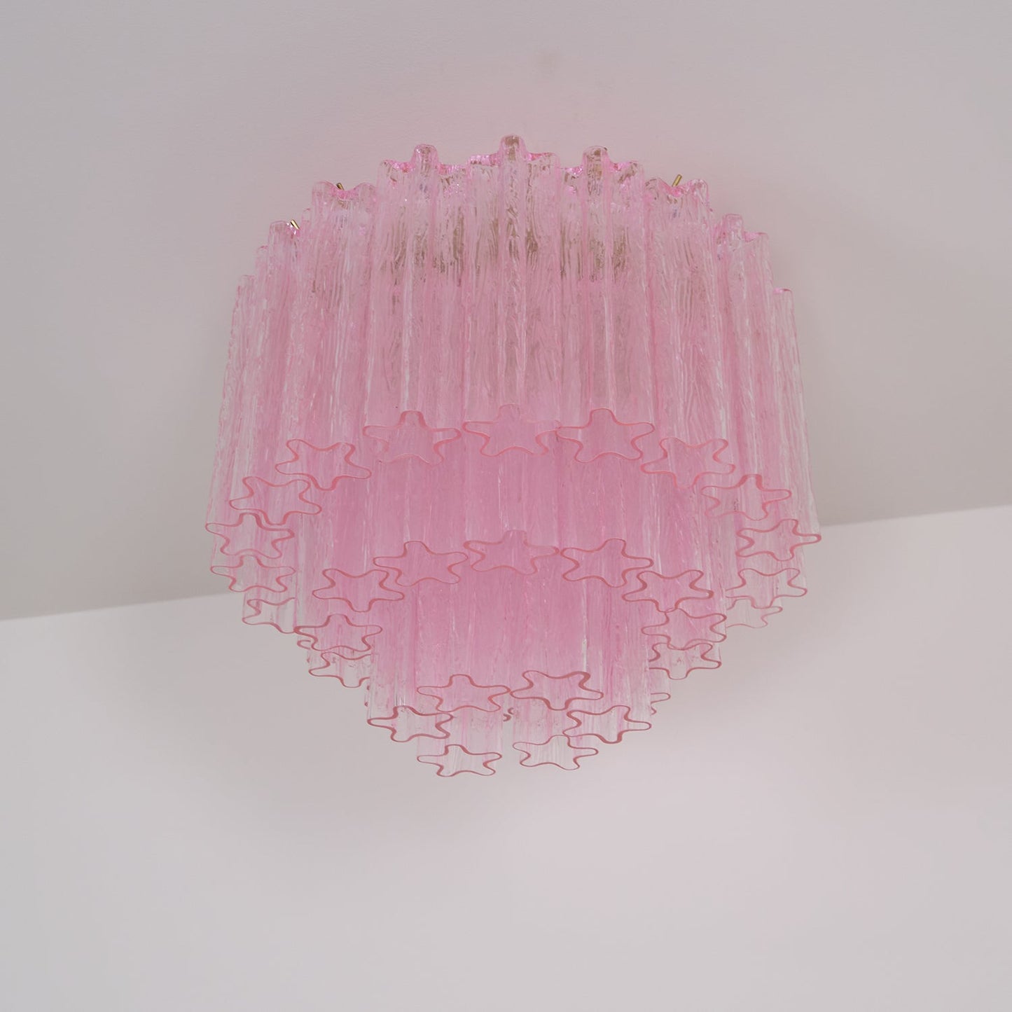 Murano Pink Glass Ceiling-mounted light Ceiling Light