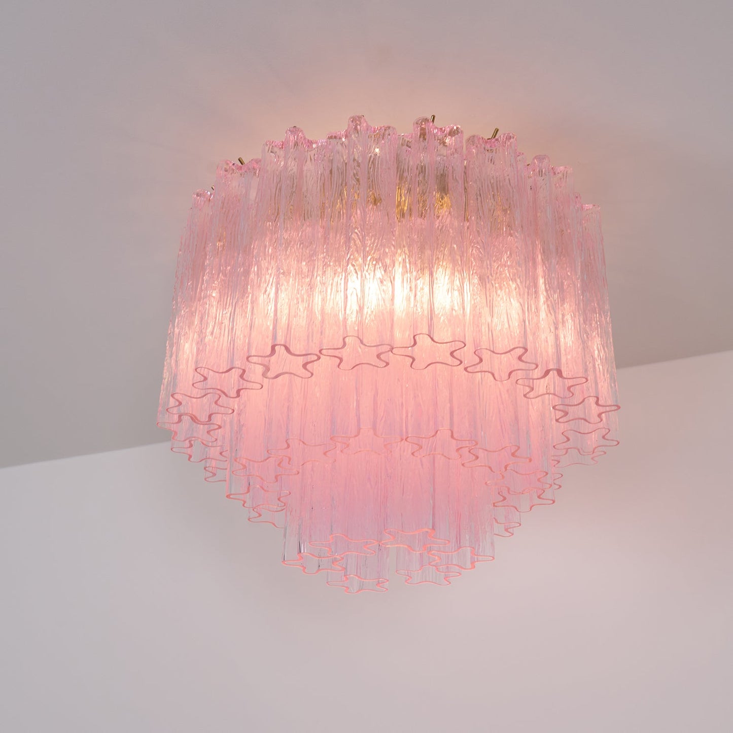 Murano Pink Glass Ceiling-mounted light Ceiling Light