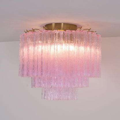 Murano Pink Glass Ceiling-mounted light Ceiling Light