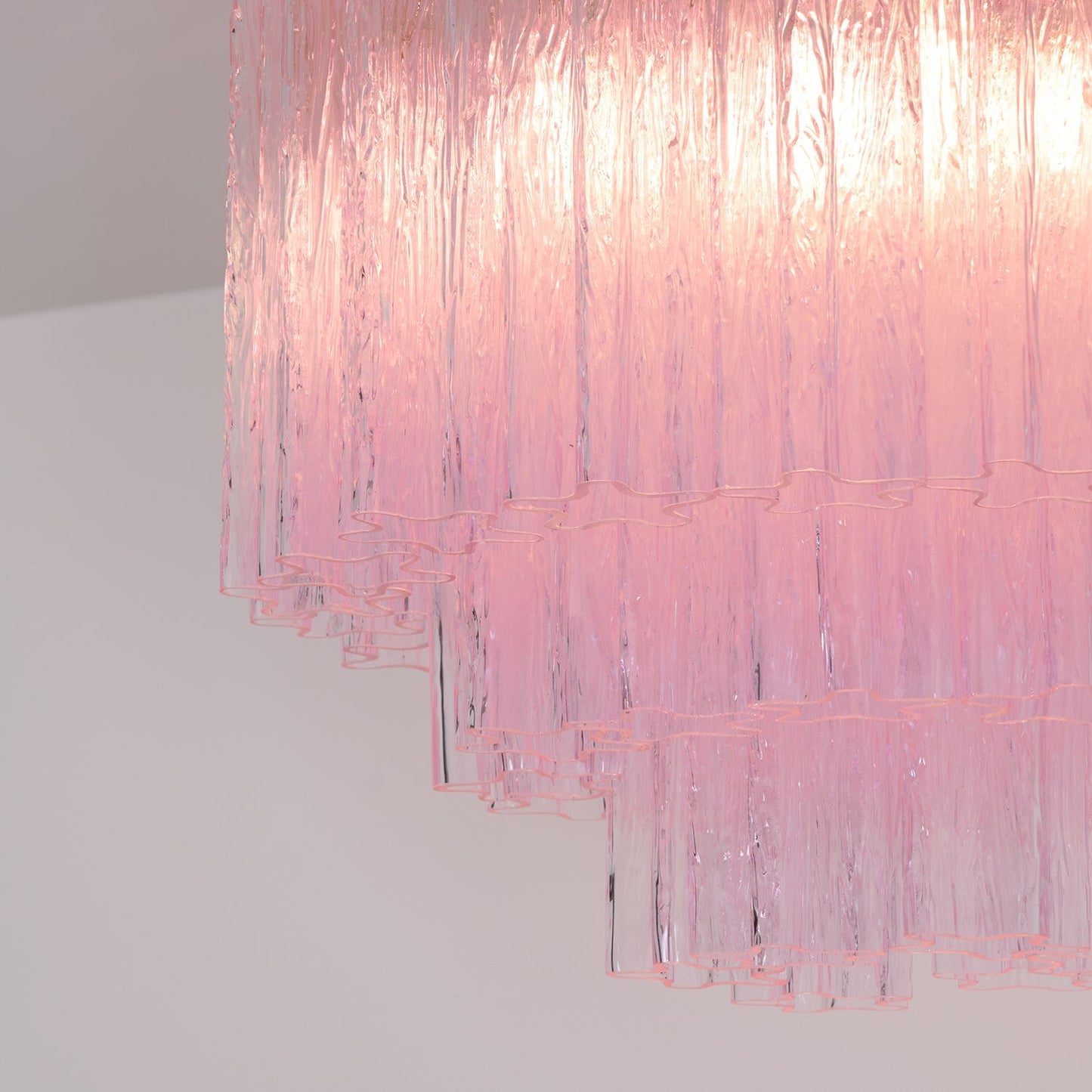 Murano Pink Glass Ceiling-mounted light Ceiling Light