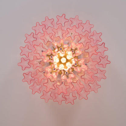 Murano Pink Glass Ceiling-mounted light Ceiling Light