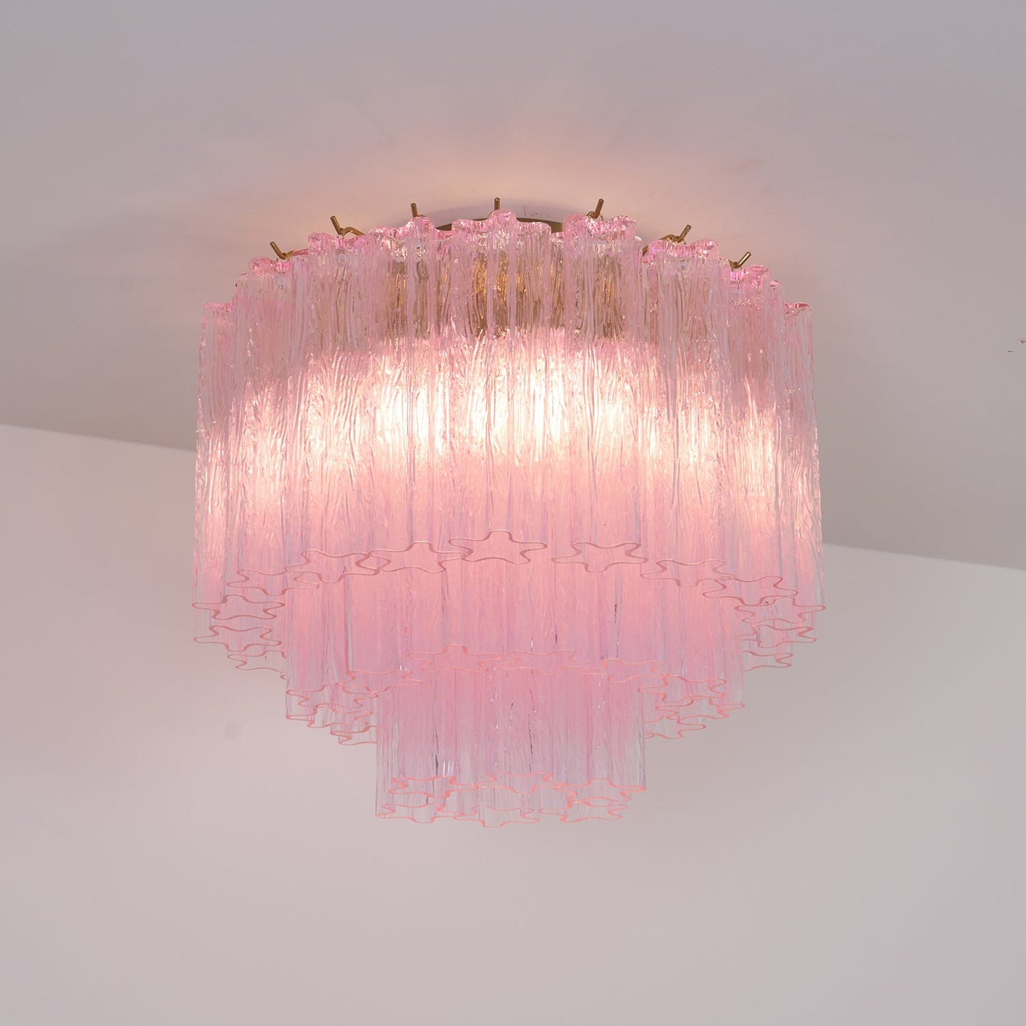 Murano Pink Glass Ceiling-mounted light Ceiling Light