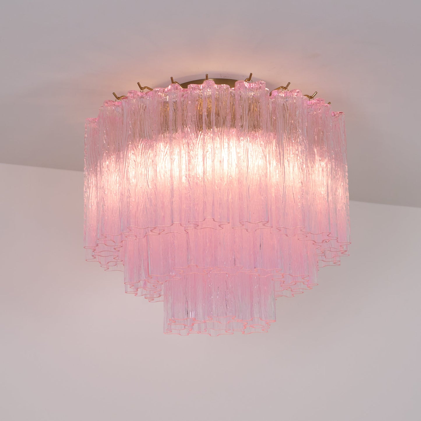 Murano Pink Glass Ceiling-mounted light Ceiling Light