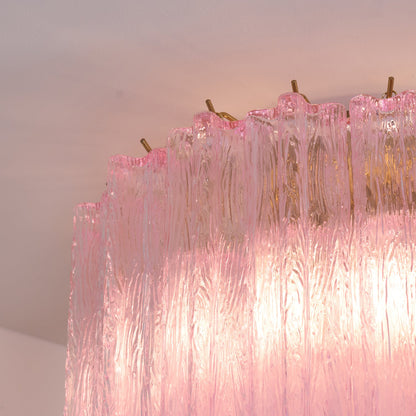 Murano Pink Glass Ceiling-mounted light Ceiling Light