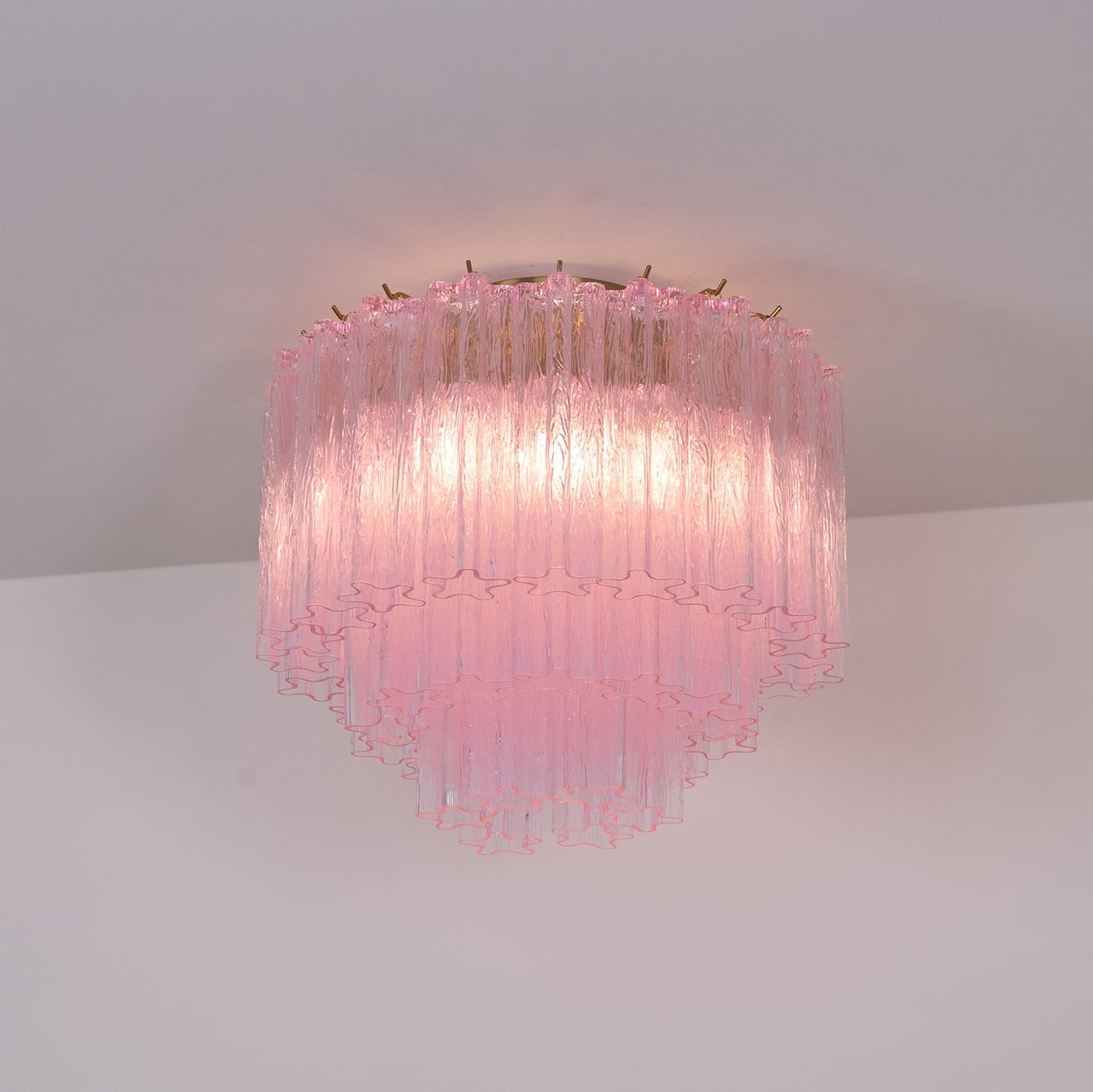 Murano Pink Glass Ceiling-mounted light Ceiling Light